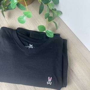 Psycho Bunny | Classic Embroidered Logo V Neck T Shirt